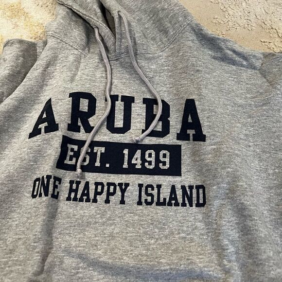 gray aruba long sleeve sweatshirt - Picture 2 of 4